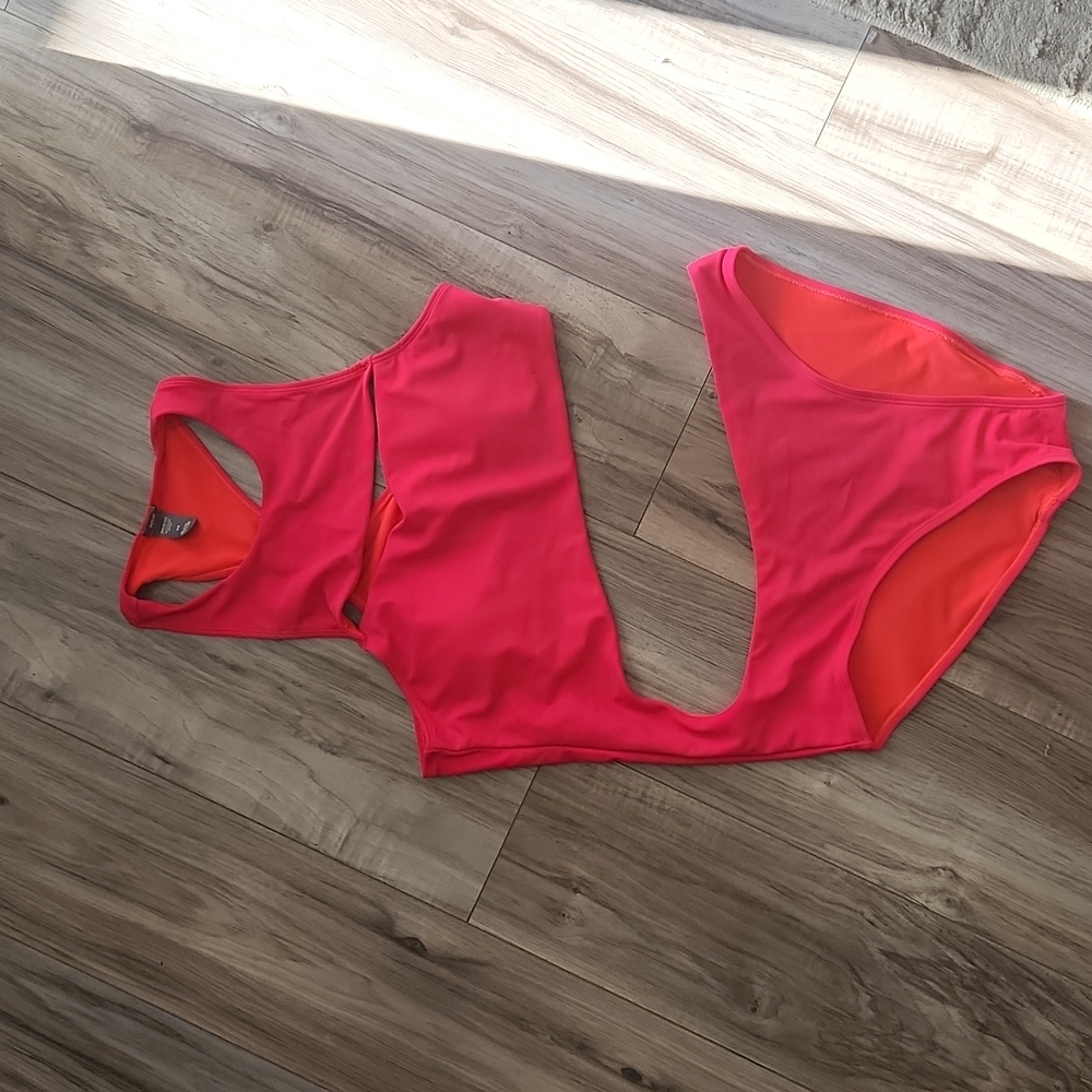 Aerie pink swimsuit